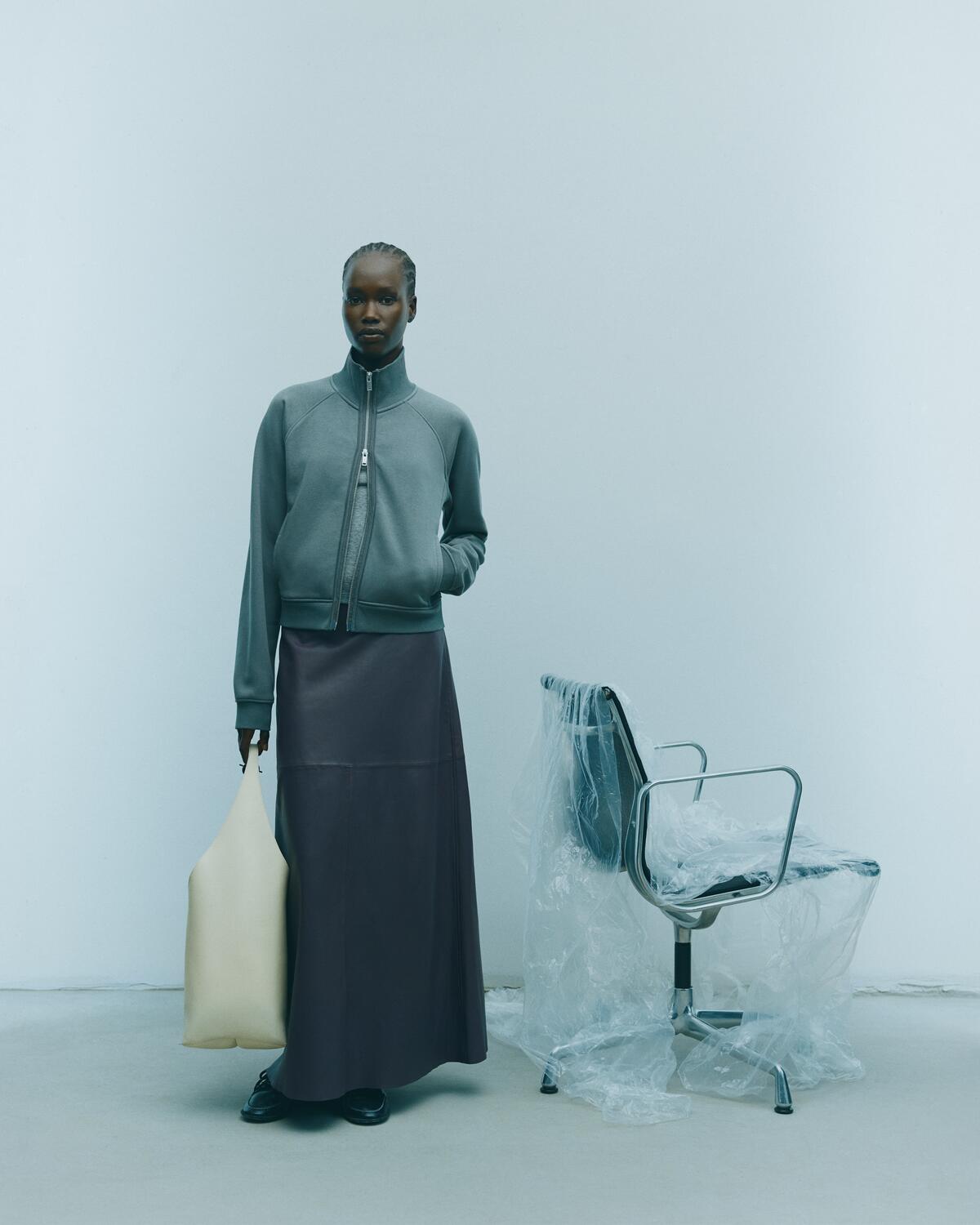 Sacleo jakke - Gun Metal Mel.